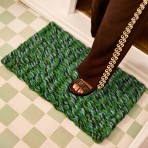 Bonnie and Neil | Woven Door Mat | Emerald